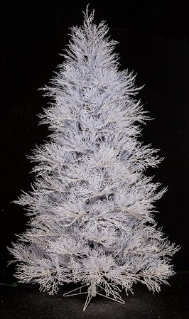 Earthflora's 7.5' Frosted Coral Twig Tree NO LIGHTS