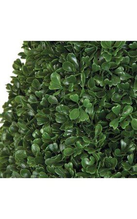 4' Plastic Boxwood Pyramid Topiary - Wire Frame - Green - 19" Bottom Width - 9" Top Width - Hollow Inside 655.10
