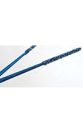 14" Glittered Star Assembly Required Dark Blue