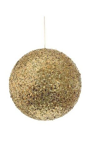 Sequined/Beaded Ball Gold