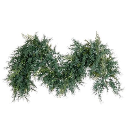6' X 14" Mixed Fern Cedar Garland