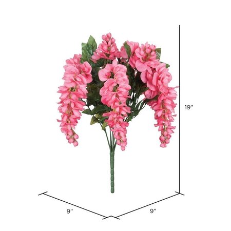 19" Wisteria Bush-Pink