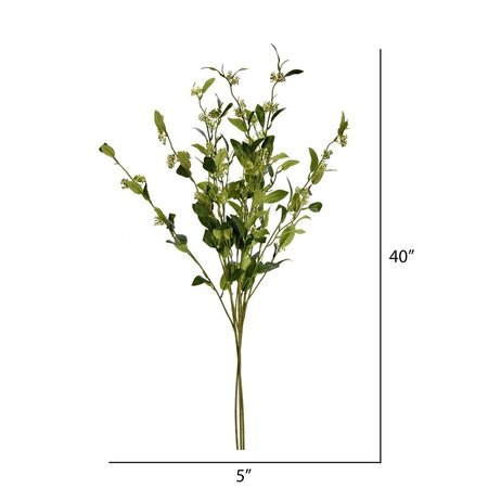 40" Green Baby's Breath Spray 3/pk