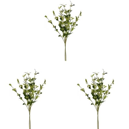 40" Green Baby's Breath Spray 3/pk