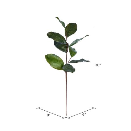 30" Green Magnolia Spray Pk/3