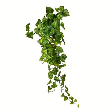 39 inches Green Pothos Leaf Hanging Bush