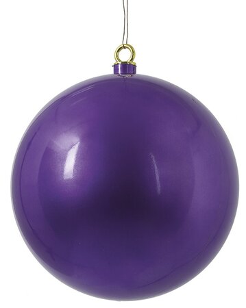 Purple Pearl Gloss Uv Ball Ornaments | 6 Inch, 8 Inch, 10 Inch Or 12 Inch