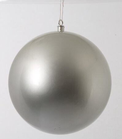 Silver Pearl Gloss Uv Ball Ornaments | 4 Inch Up To 15 Inch Balls