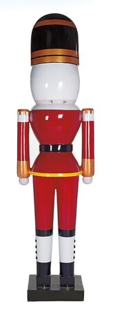 8 Foot Life-Like Fiberglass Nutcracker In 2 Colors