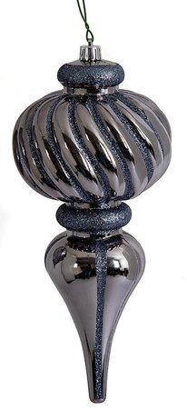 REFLECTIVE/GLITTER PEWTER FINAL ORNAMENTS | 8 INCH OR 10 INCH SIZES