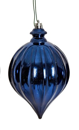 6 Inch Matte or Reflective Finish Dark Blue Navy Onion Finial