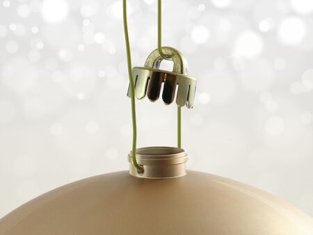 Matte Light Gold Honeycomb Ball Ornament | 5 Inch or 6 Inch Sizes