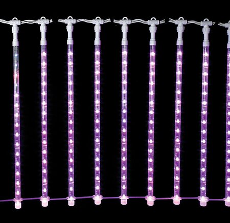 117 inches x 24 inches Light Screen with Rod & Hooks - Multi-Color LED Lights