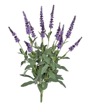 19 inches FireSafe Artificial Lavender Bush