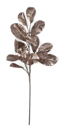 37" Metallic Magnolia Leaf Spray | 8 Colors Available