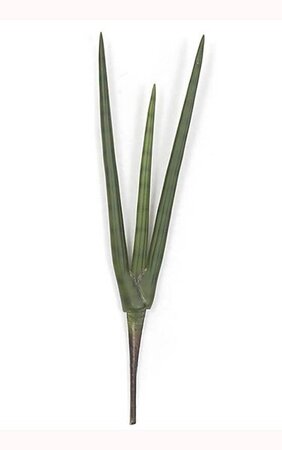 Plastic Sansevieria Plant - Tutone Green - 6 inches Stem- FIRE RETARDANT