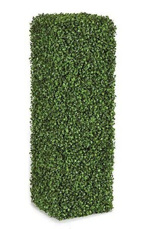3 feet Plastic Boxwood Column -12 inches Width - Tutone Green