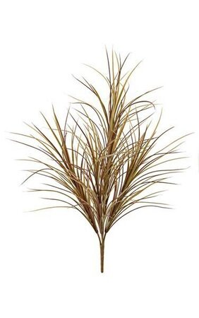 30 inches Plastic Grass Bush - Green/Olive/Brown - 17 inches Width