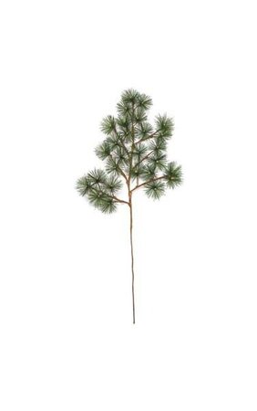 31 inches PVC Butte Pine Branch - Green - FIRE RETARDANT