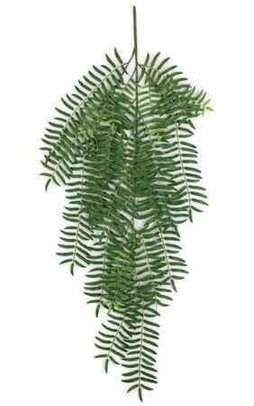 43 inches Mountain Fern Branch - Green - 23 Leaf Clusters