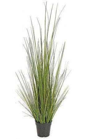 45 inches PVC Onion Grass - Tutone Green - 15 inches Width - Weighted Base