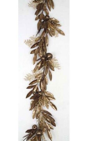 6 feet Bronze Age Garland - Bronze - 8 inches Width