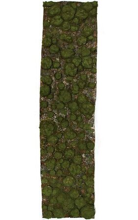 77 inches x 19 inches Styrofoam Moss Block Mat - Foam Flat Back - Green/Brown