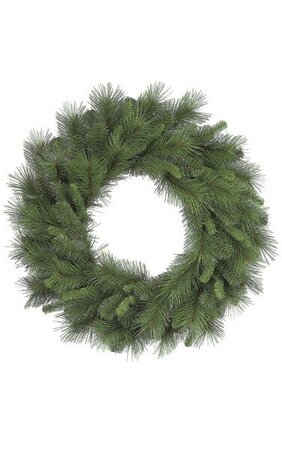 30 inches Mixed Pine Wreath - 75 Mixed Green Tips