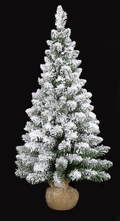 Earthflora's 36 Inch Flocked Tree