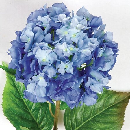 Earthflora's 7 Inch Hydrangea Stem - Pink, Green, Blue, Cream