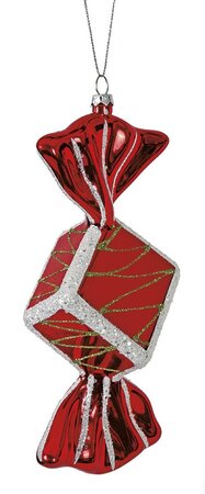7 Inch Square Candy Ornament