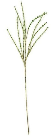 36 inches Plastic Beaded Spray - Green - 16 inches Stem