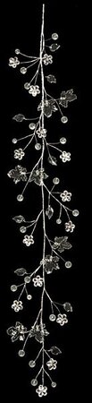 38 inches Acrylic Flower Garland - Clear