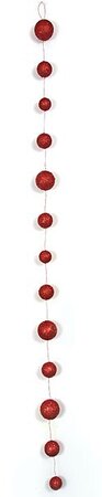 PF-90061 6 feet Glittered Ball Garland