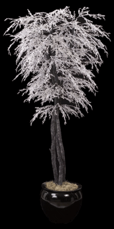 Custom Made  Ice Tree - Natural Trunk - Select color comes in white, White Gold , Red, Green or P...