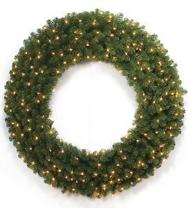 C-80125/C-80135 Pre Lit Christmas Limber Pine Wreaths 48 inches , 60 inches  Sizes Available