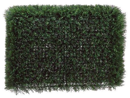 EF-642   24"Hx12"Wx36"L Knock-Down Pond Cedar Hedge Green (Indoor/Outdoor)