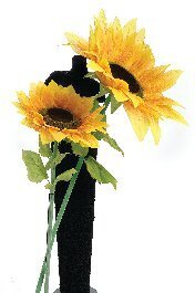 EFS-1019 EFS-1019 73 inches Tall  Giant Sunflower with 33 inches Wide Sunflower Head (Sold in a Set of 4pc)