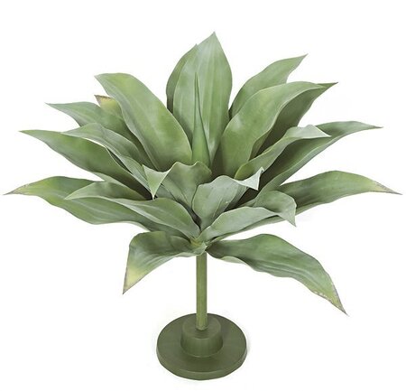 29 inches Plastic Agave Base Plant - 30 inches Width - FIRE RETARDANT