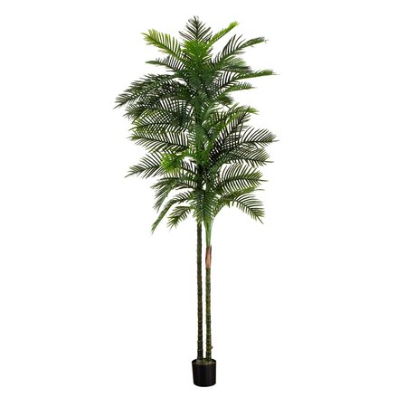 10 Foot Outdoor UV Resistant Artificial Double Robellini Palm Tree (Indoor/Outdoor)