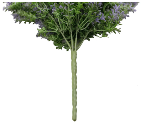 30 Inch Long 8" Wide Outdoor UV and Fire Rated Hanging Purple and Green Willow Bush