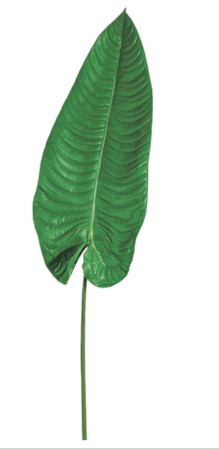 49" Elephant Ear Leaf Spray  Green
