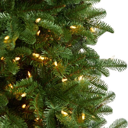 7' South Carolina Fir Artificial Christmas Tree with 550 Clear Lights and 2078 Bendable Branches