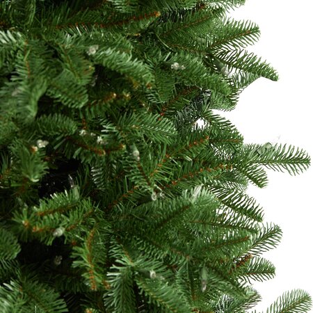 7' South Carolina Fir Artificial Christmas Tree with 550 Clear Lights and 2078 Bendable Branches