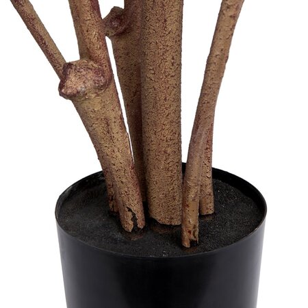 5' Potted Rubber Treew/132 Lvs-Green