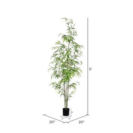 5' Potted Mini Bamboo Tree 819 Leaves