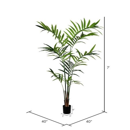 7' Potted Kentia Palm 150 Leaves