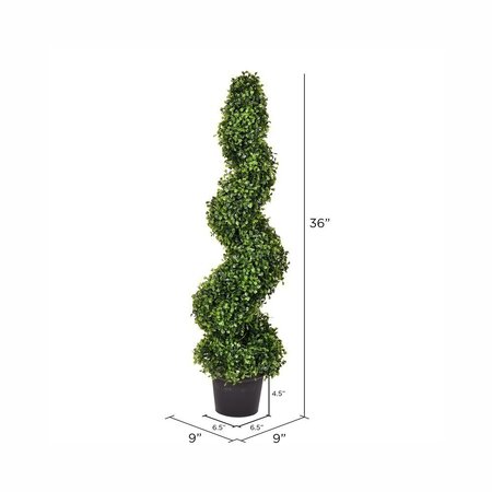 3' Boxwood Spiral In Pot UV