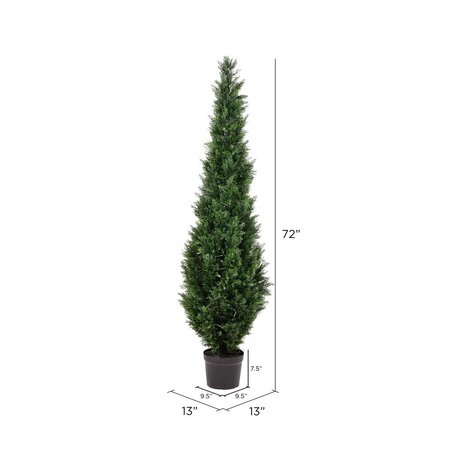 6' Potted Cedar Tree UV