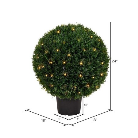 24" Cedar Ball UV 100WW LED